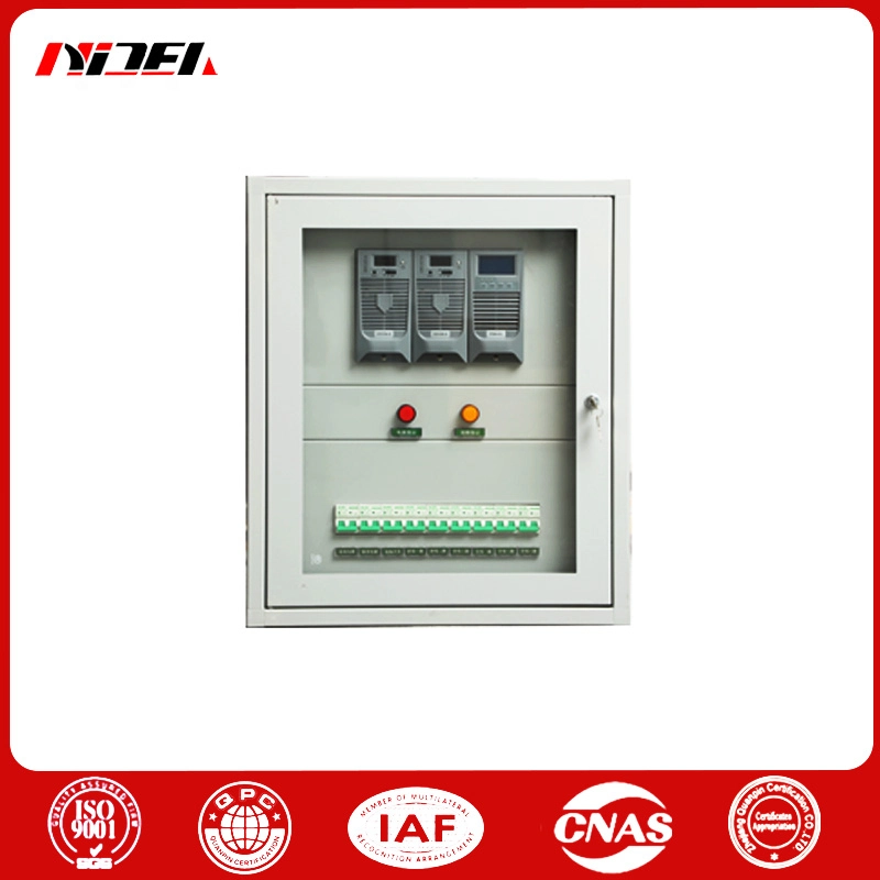 110V Vægmonteret DC-skab med 12A/H18 batterier